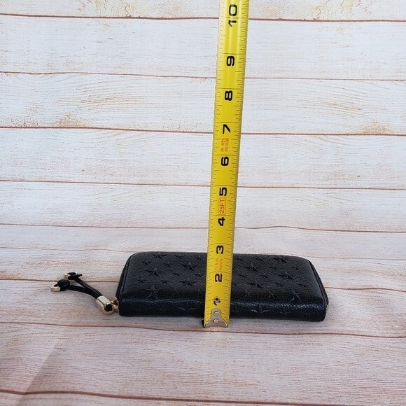 Jimmy Choo Nellie Star Leather Zip Around Long Wallet - Picture 16 of 16